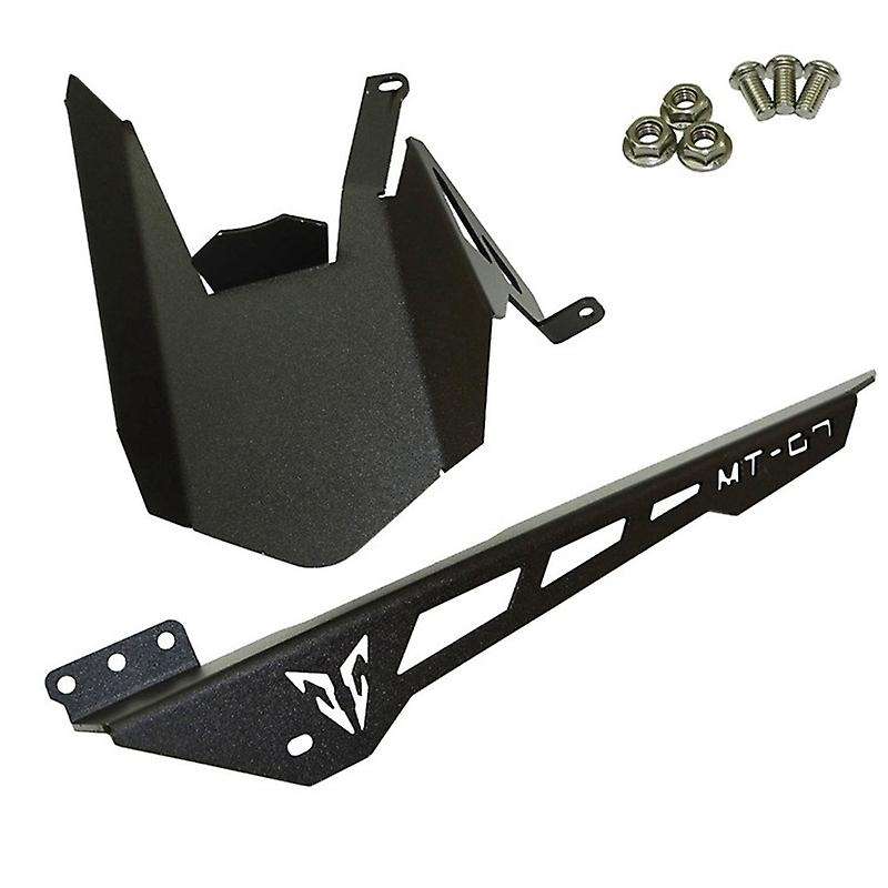 Chain Guard Cover Rear Tire Hugger Mudguard Chain for FZ-07 2013 2014 2015 2016 2017 (Black)