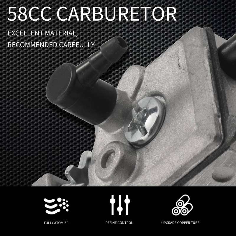 Chain Saw Carburetor Compatible Garden Chain Saw 45Cc/52Cc/58Cc Garden Tool