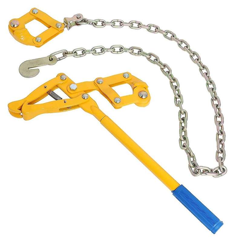 Chain Strainer Fence Repair Compact Tool,Barbed Wire Tightener 47.25 Inch Chain Capacity 2200Lbs Ba
