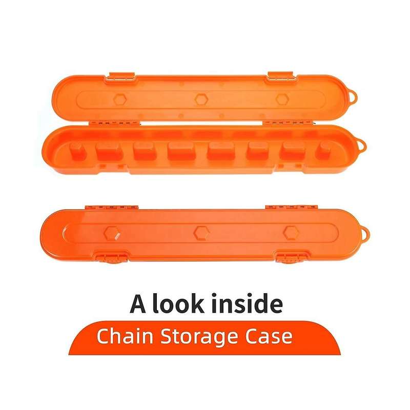 Chainsaw Chain Storage Case,chainsaw Chain Organizer Box for 10inch 16inch 18inch 20inch Chainsaw (