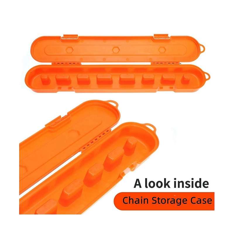 Chainsaw Chain Storage Case,chainsaw Chain Organizer Box for 10inch 16inch 18inch 20inch Chainsaw (
