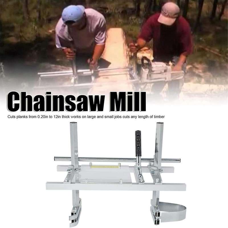 Chainsaw Mill Planking Milling 20 Inch Guide Bar Wood Lumber Cutting Portable Sawmill Chain Saw Mill