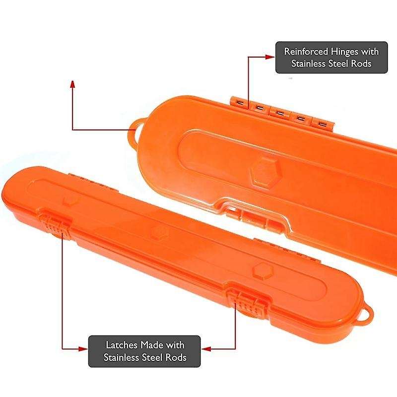 Chainsaw Chain Storage Case,chainsaw Chain Organizer Box (orange)