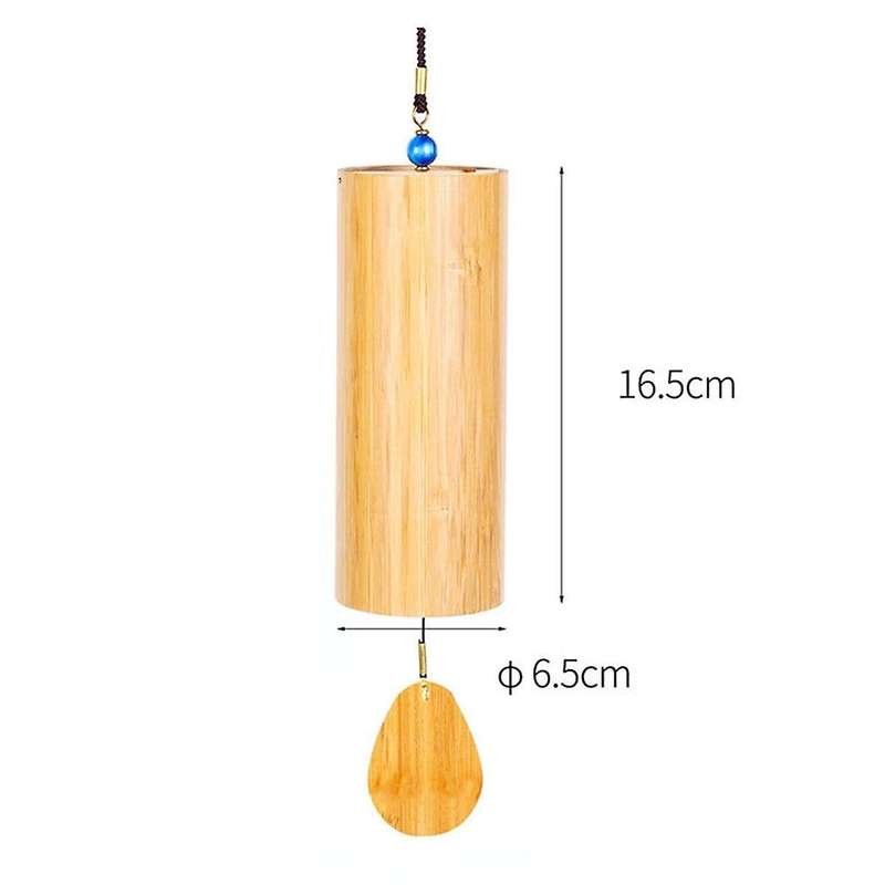 Chakra Chime Bamboo Meditation Chimes for Outdoors Wind Chime Sound Instruments Chimes Set C Chord D