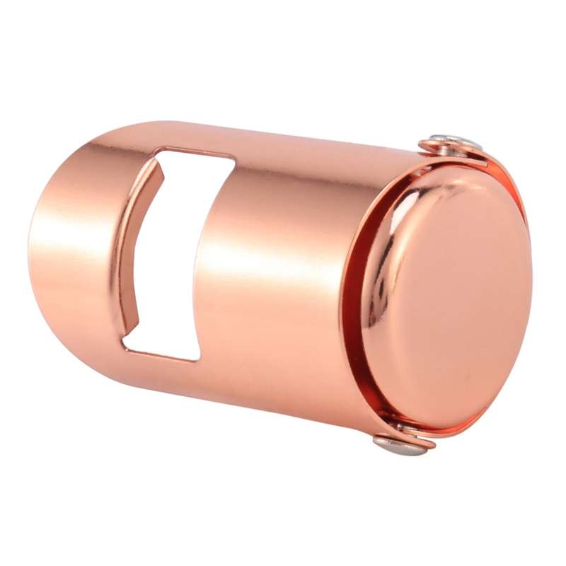 Champagne Bottle Stopper Gold Stainless Steel Champagne Sealer Plug Super Powerful Vacuum Seal Reus