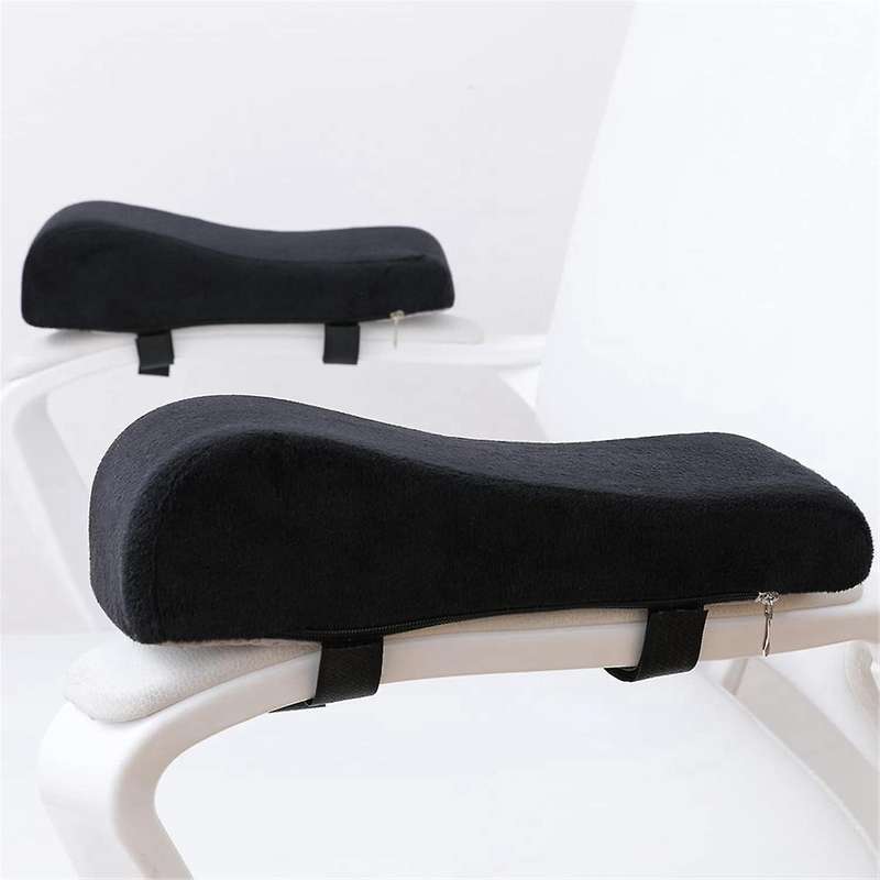 Chair Ergonomic Armrest Cushions Pressure Relief with Memory Foam Armrest Pads 2-piece Set Of Chair