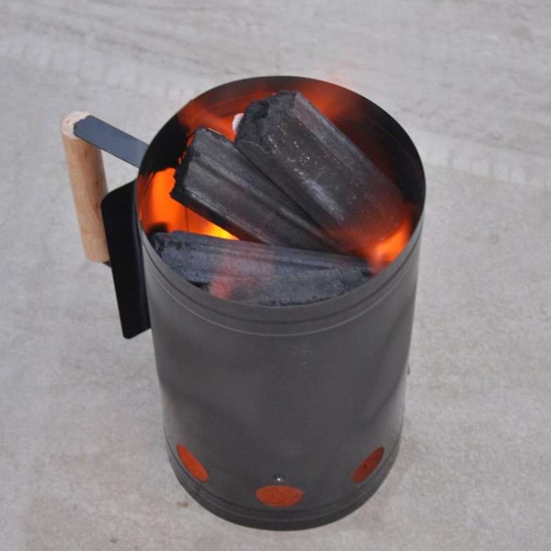 Charcoal Ignition Barrel Carbon Grill Igniter Outdoor Barbecue Tool Bamboo Charcoal Ignition Barrel