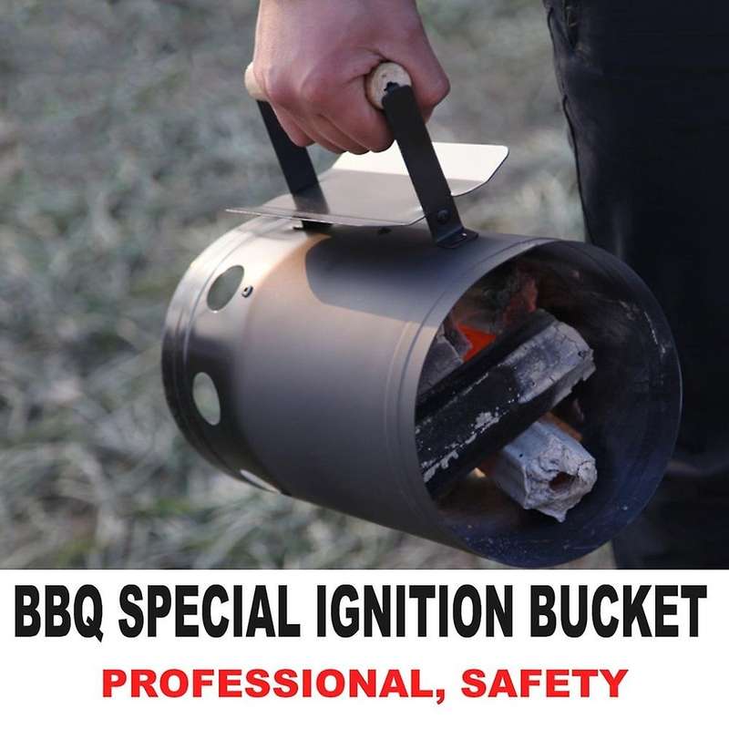 Charcoal Ignition Barrel Carbon Grill Igniter Outdoor Barbecue Tool Bamboo Charcoal Ignition Barrel