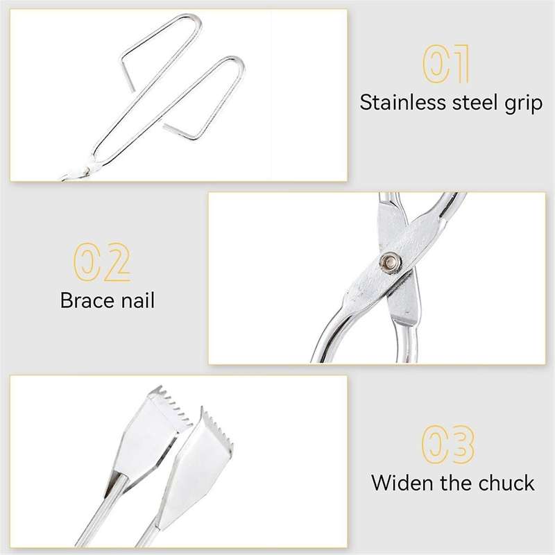 Charcoal Tongs Tongsversatile Stick Tongs, Durable Stainless Steel Bbq Tongs, Charcoal Tongs