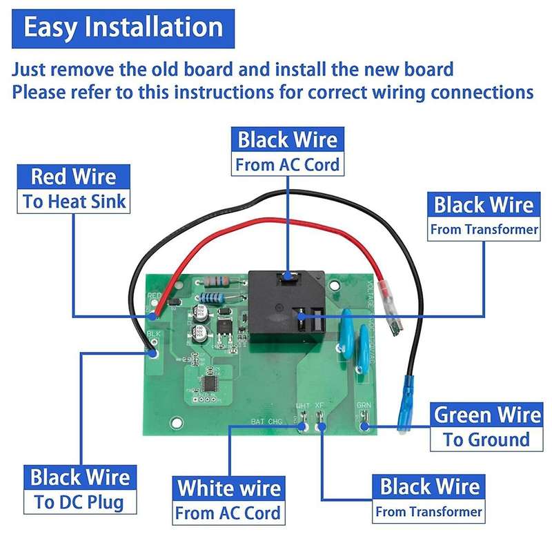 Charger Board Power Control Board Replacement Board for Golf Carts 28566-G01 28566-G03 28126-G01 28