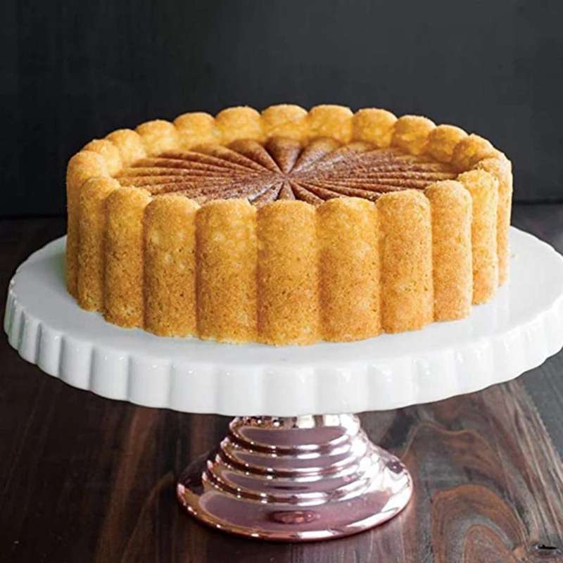 Charlotte Cake Pan Durable Tray Bakeware Aluminium Accessories Premium Aluminum Decoration Round Mo