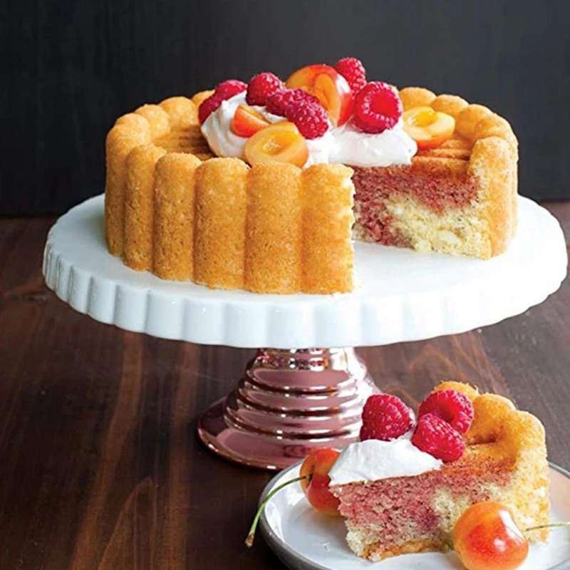 Charlotte Cake Pan Durable Tray Bakeware Aluminium Accessories Premium Aluminum Decoration Round Mo