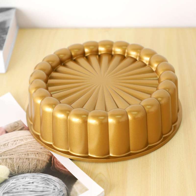 Charlotte Cake Pan,Charlotte Cake Pan Pan , 10 Inch Cake Pan for Baking Fluted Cake Pan Mold