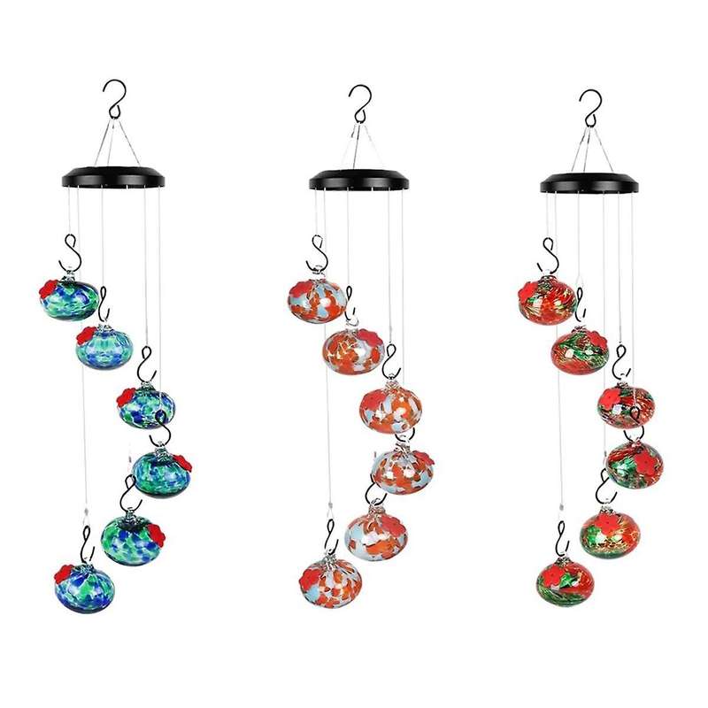 Charming Wind Chimes Bird Feeders for Outdoors Hanging Ant and Bee Proof,never Leak