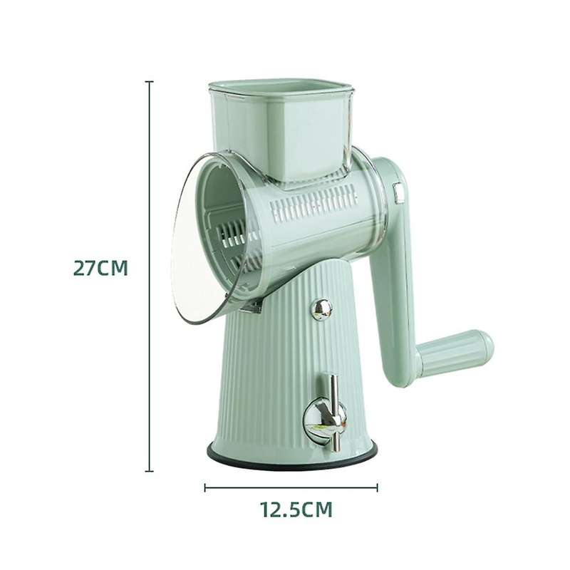 Cheese Grater with Handle with 5 Interchangeable Blades,Multifunctional Potato and Radish Slicing an