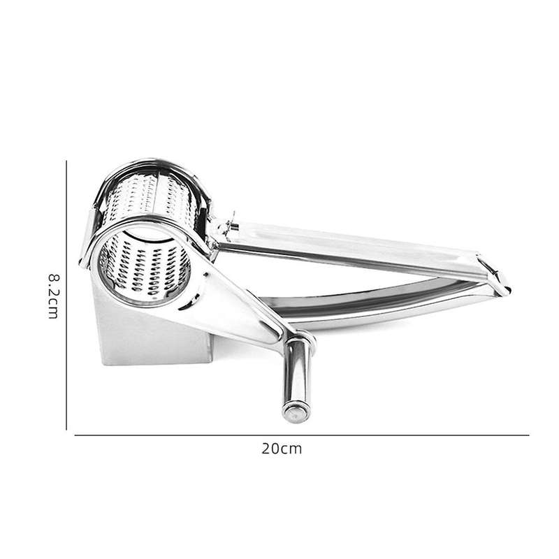 Cheese Shredder, Manual Cheese Grinder Drum Grater Cheese Drum Grater for Nuts Manual Rotary Cheese
