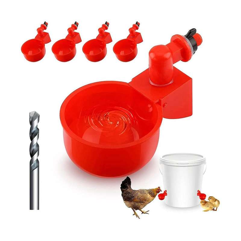 Chicken Water Cups Automatic Chicken Water Feeder,chicken Water Bowls,poultry Water Kit for Ducks,b