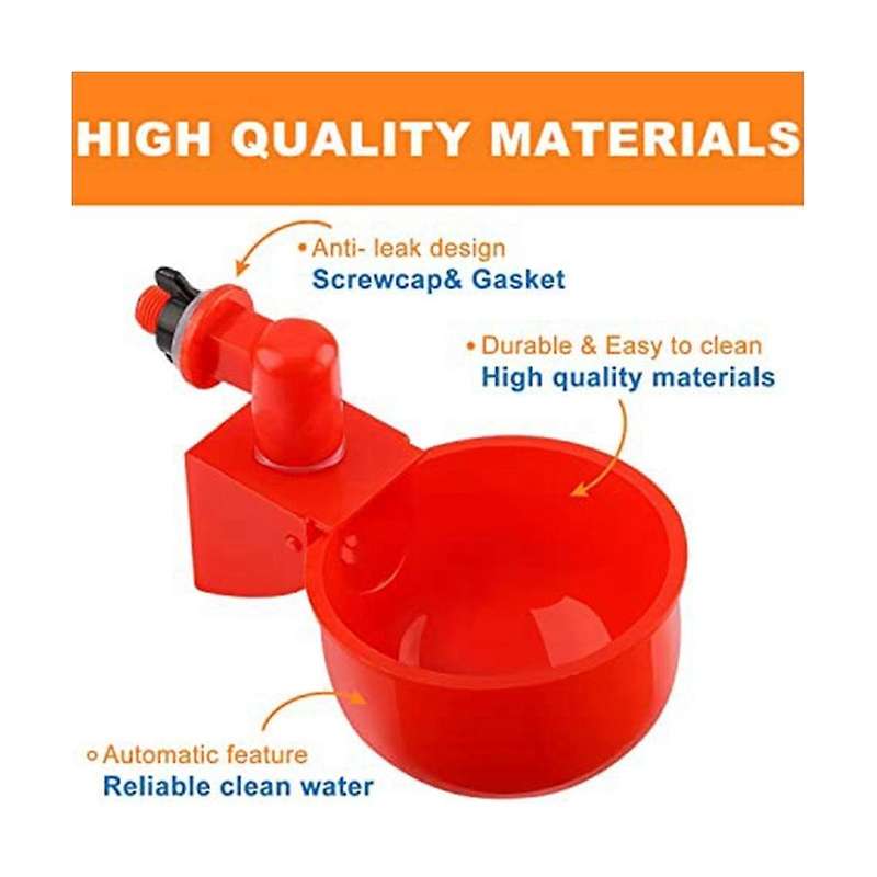 Chicken Water Cups Automatic Chicken Water Feeder,chicken Water Bowls,poultry Water Kit for Ducks,b