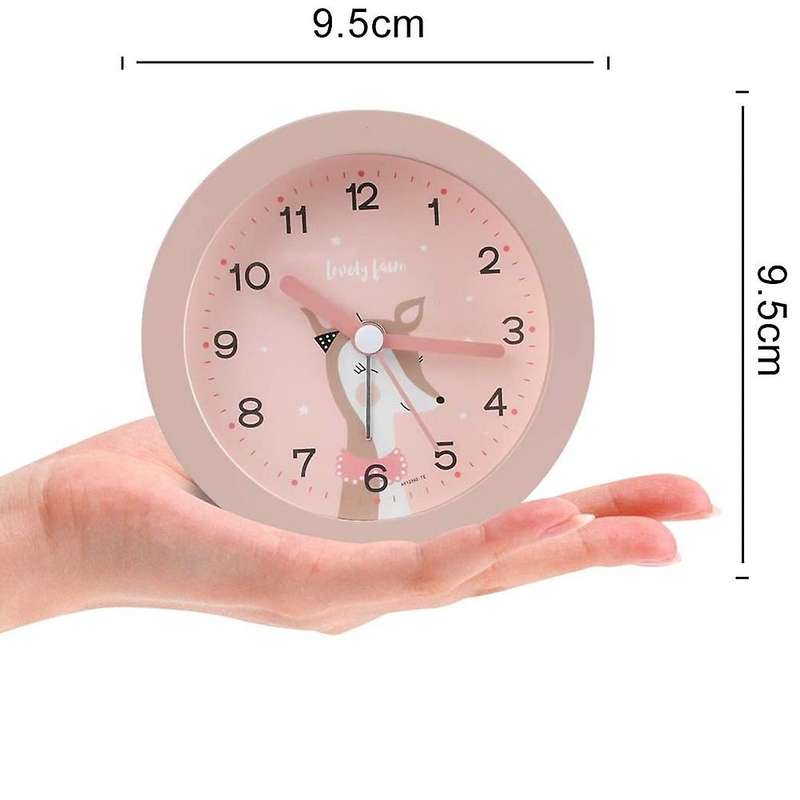 Children's Alarm Clock, No Ticking, Cute Children's Alarm Clock, Night Alarm Clock, Children's Alarm