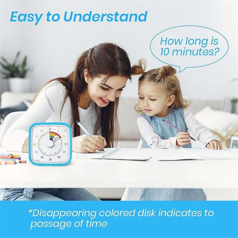 Children'S Cartoon Alarm Clock Electronic Clock Multifunctional Student Visual Timer Kitchen Timer