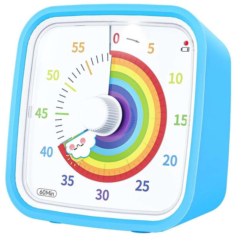 Children'S Cartoon Alarm Clock Electronic Clock Multifunctional Student Visual Timer Kitchen Timer