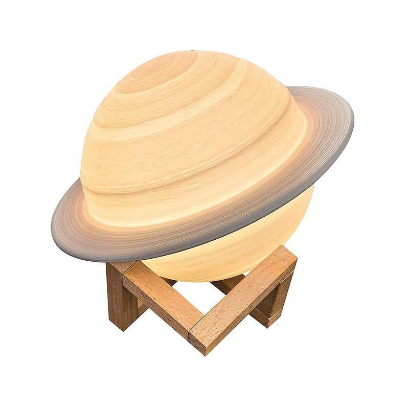 Children's Night Light 3d Moon Lamp, 3-color Led Touch and Remote Control Bedroom Lamp Usb Charging