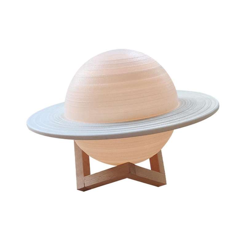 Children's Night Light 3d Moon Lamp, 3-color Led Touch and Remote Control Bedroom Lamp Usb Charging