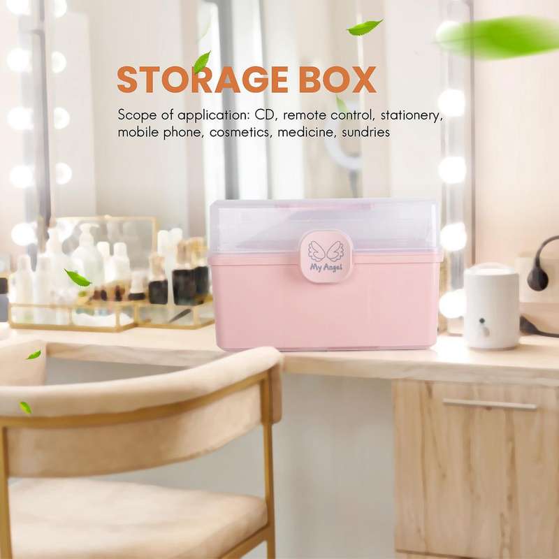 Children's Hair Accessories Storage Box Girl Rubber Band Headdress Desktop Finishing Dressing Jewel