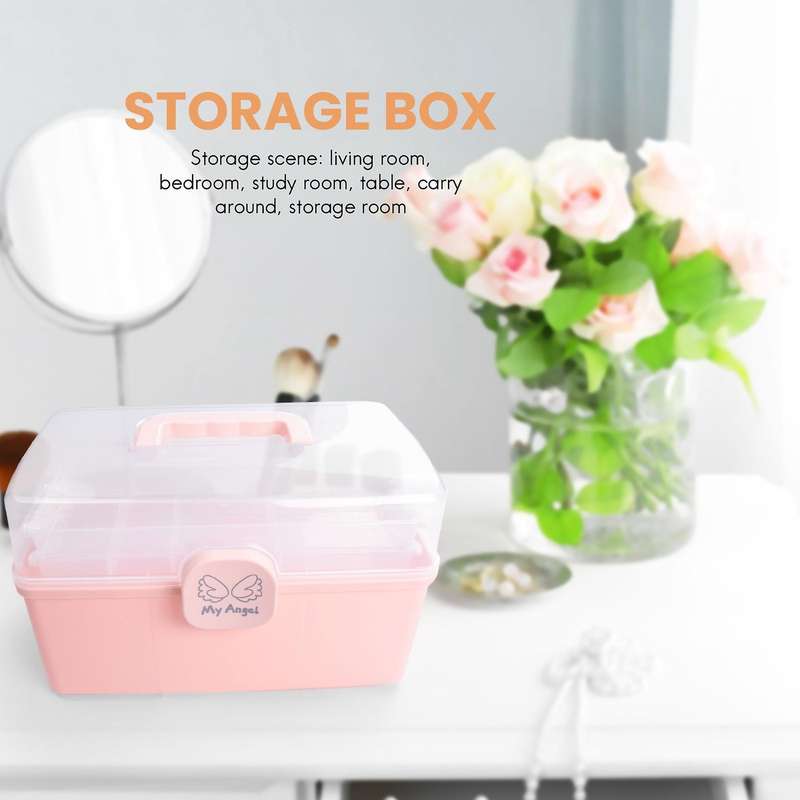 Children's Hair Accessories Storage Box Girl Rubber Band Headdress Desktop Finishing Dressing Jewel