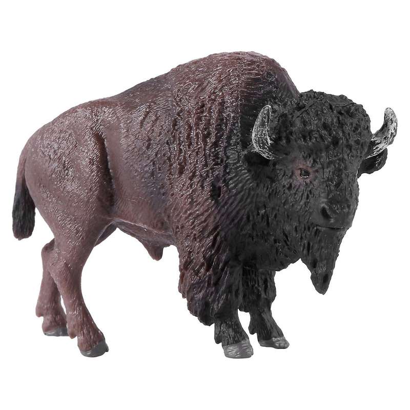 Children's Solid Simulation Model Wild Milk Cow Yak Toy Hand Decoration Figurine