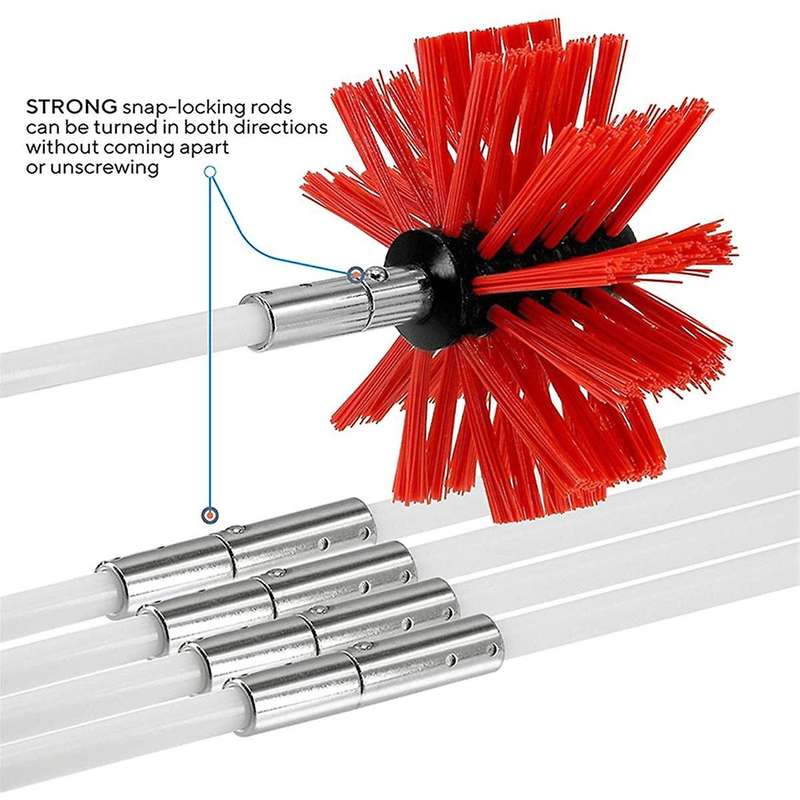 Chimney Cleaning Brush Fireplace Chimney Brushes Fireplace Drier Vent Lint Sweeping Tools