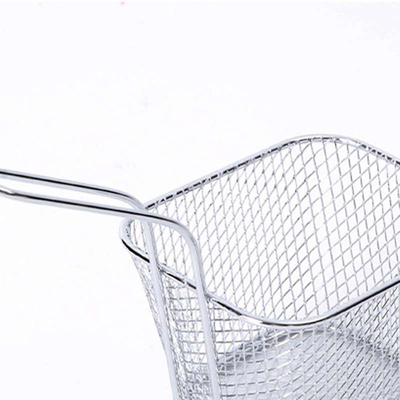Chips Mini Fry Baskets Stainless Steel Fryer Basket Strainer Serving Food Presentation Cooking Tool