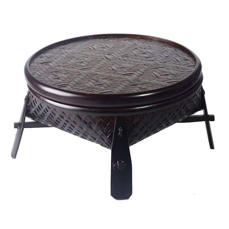 Chinese Style Handmade Bamboo Woven Tea Tray Tea Table Tea Set Box