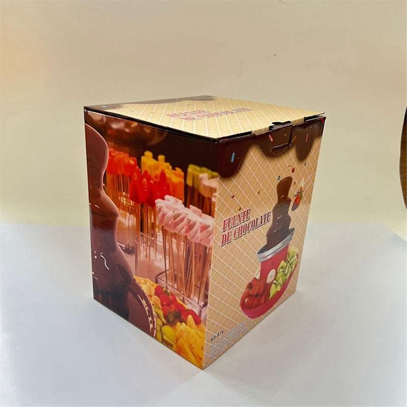 Chocolate Fountain Mini Fondue Set with Serving Tray Included,electric 3-tier Machine with Hot Melt