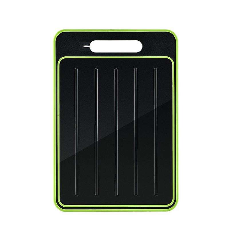 Chopping Board with Defrosting Function - Twin Pack - 3x Faster -with Integrated Knife Sharpener An
