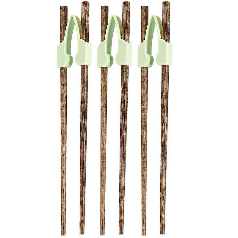 Chopstick Assistant, Suitable for Beginners to Train Chopsticks. Reusable Non-Slip Chopsticks 3 Pair