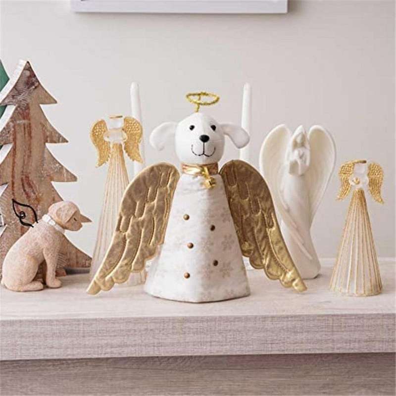 Christmas 3d Christmas Angel Dog Top Christmas Miracle Dog Artisan Top For