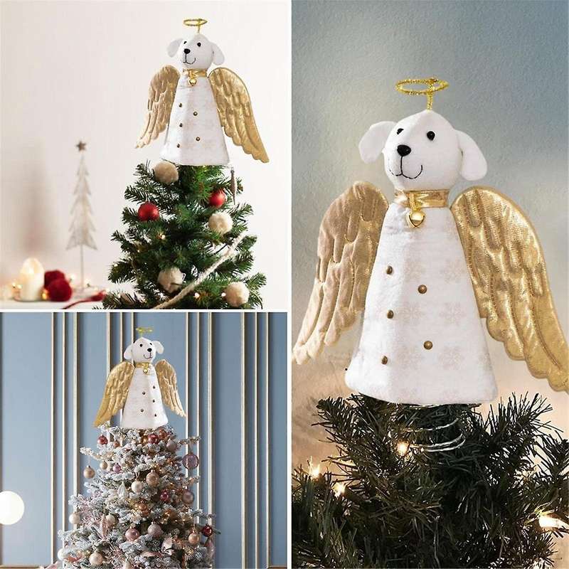 Christmas 3d Christmas Angel Dog Top Christmas Miracle Dog Artisan Top For