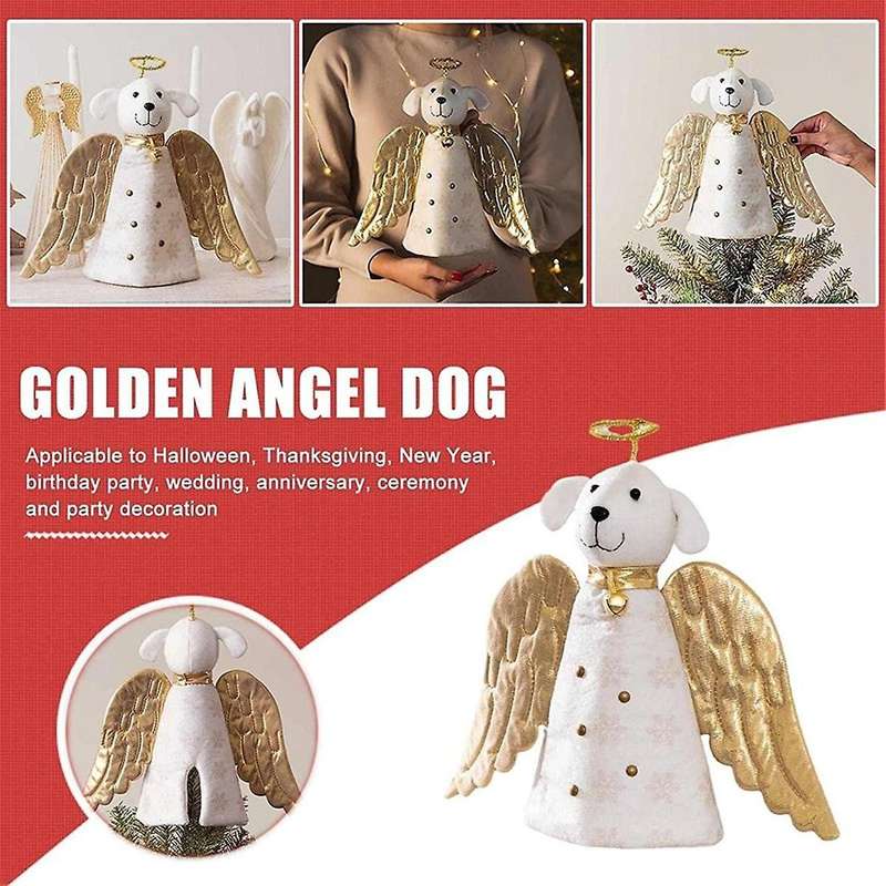 Christmas 3d Christmas Angel Dog Top Christmas Miracle Dog Artisan Top For