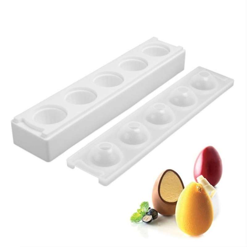 Chocolate Silicone Molds, Ball Mold, Baking for Chocolate Cake Decorating Tools, Desserts Easter Eg