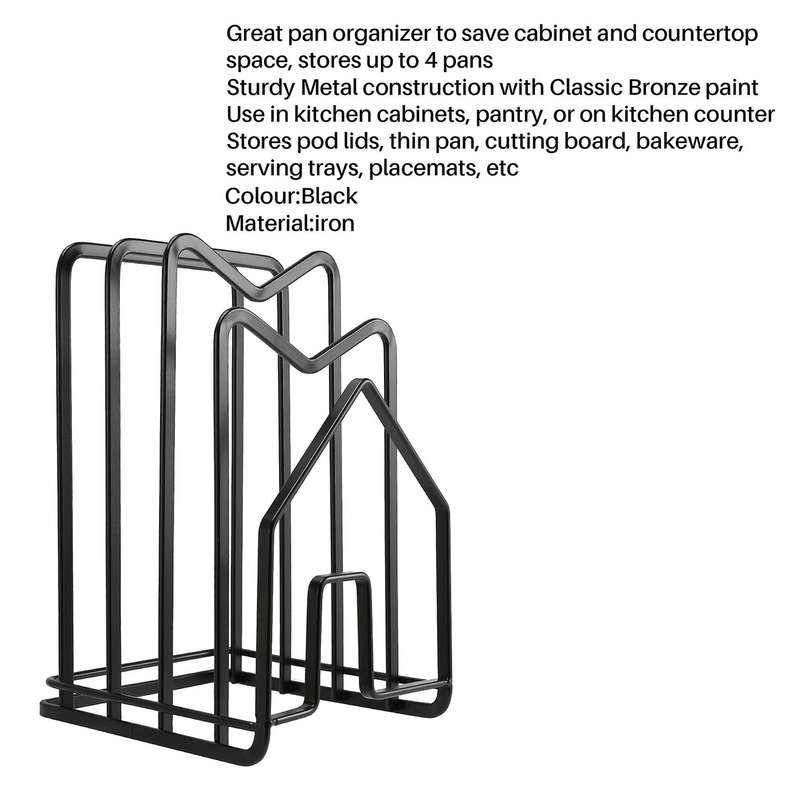 Chopping Board Organizer Stand Holder Cutting Board Rack Kitchen Countertop Pots Pan Rack Organizer