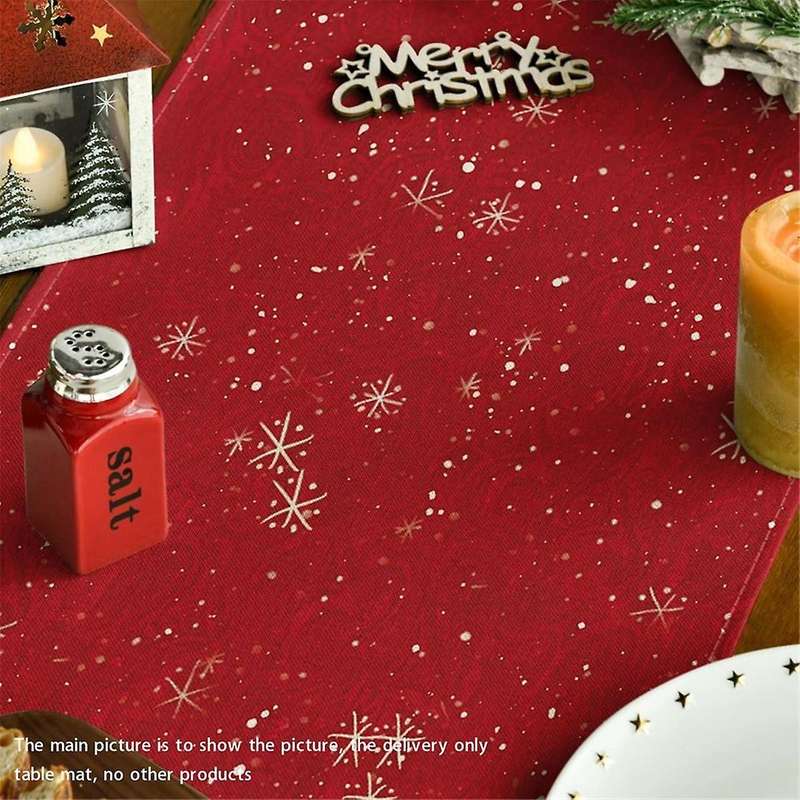 Christmas Birds Table Runner, Seasonal Winter Xmas Holiday Kitchen Dining Table Decoration