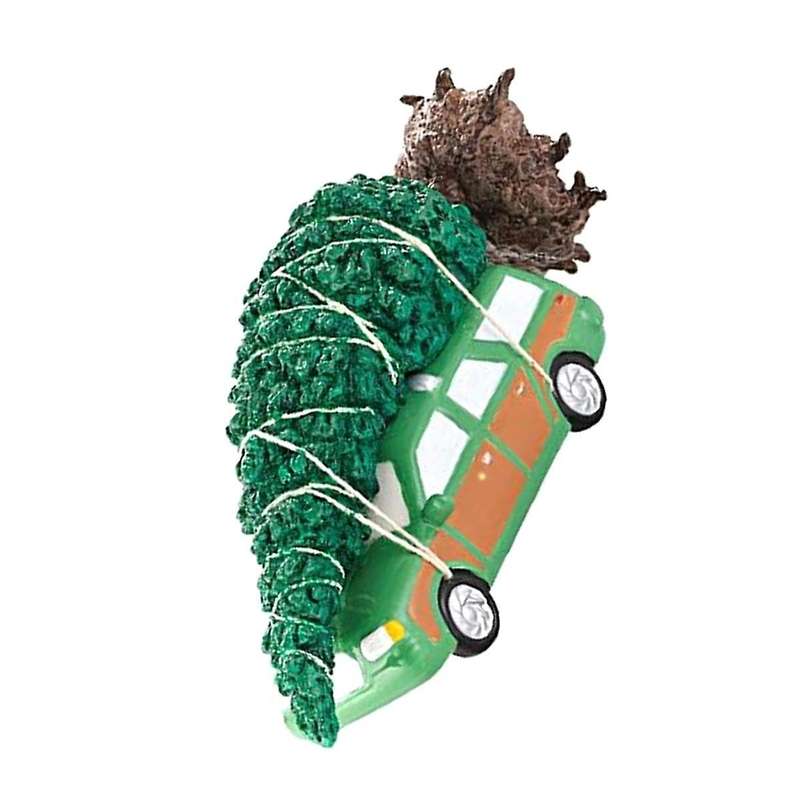 Christmas Craft Ornaments Garden Decorations Rural Street View Resin Ornaments