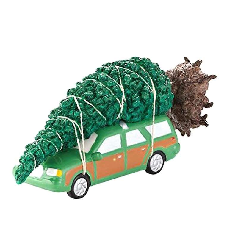 Christmas Craft Ornaments Garden Decorations Rural Street View Resin Ornaments