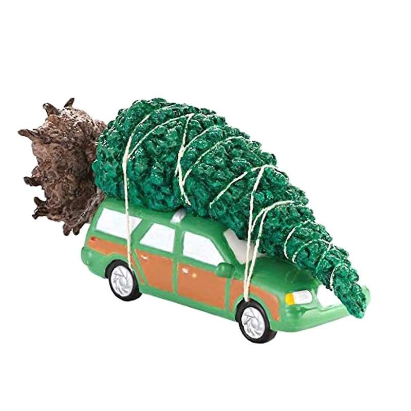 Christmas Craft Ornaments Garden Decorations Rural Street View Resin Ornaments