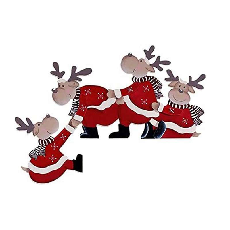 Christmas Decor, Rooting , , Door Frame Decor, Made of Wood, for Party Ornament, Christmas Decor