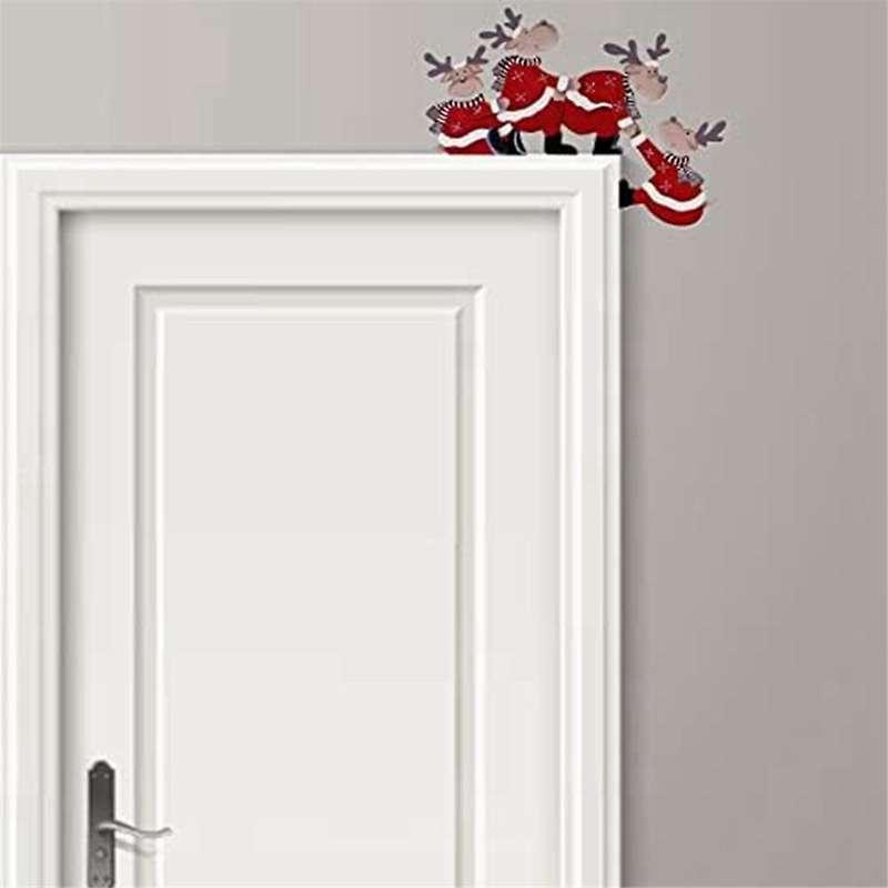 Christmas Decor, Rooting , , Door Frame Decor, Made of Wood, for Party Ornament, Christmas Decor