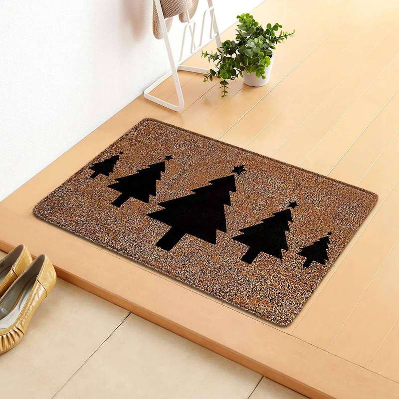 Christmas Door Mat Welcome Decor Non- Door Mats Kitchen Foot Mat Bedroom Living Room Christmas Prin
