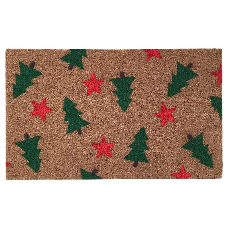 Christmas Doormat Patchwork Home Decoration Non-Slip Doormats Indoor Outdoor Entrance Door Bathroom