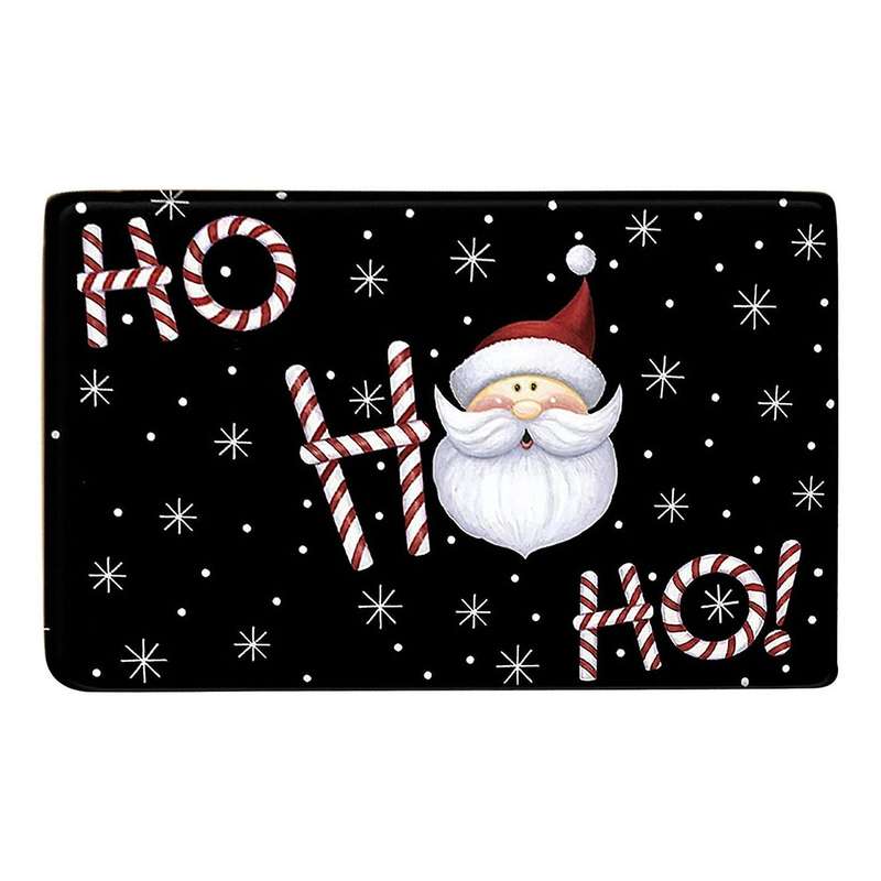 Christmas Doormat Welcome Decor Mats Santa Door Mat Decoration Kitchen Foot Mat Bedroom Living Room